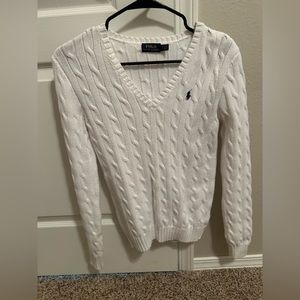 Polo Ralph Lauren white sweater